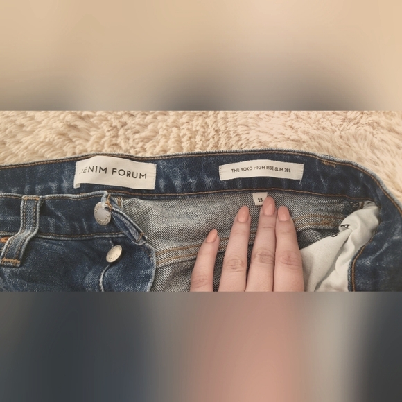 Denim Forum The Yoko High Rise Slim - Picture 3 of 4